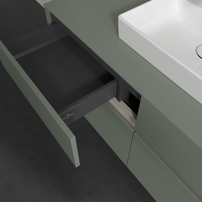 Villeroy & Boch Collaro Waschtischunterschrank 120 x 54,8 cm , mit LED-Beleuchtung, mit 4 Auszügen