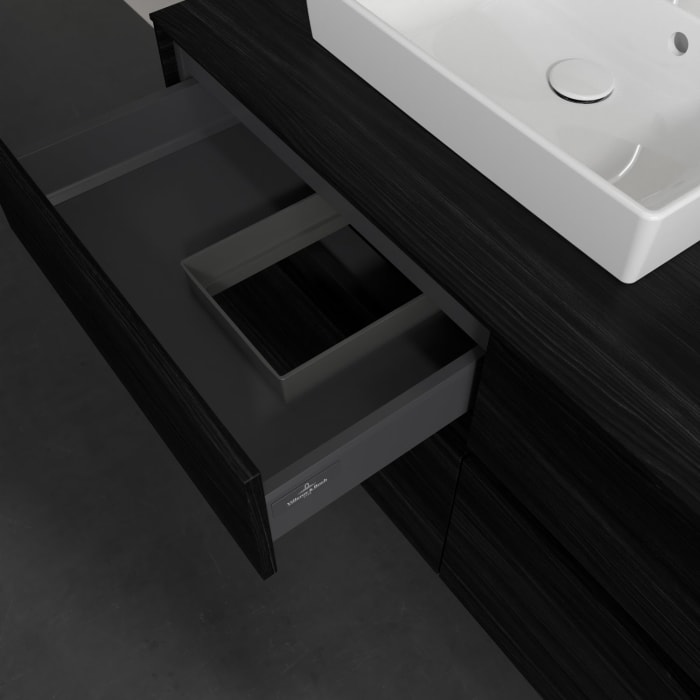 Villeroy & Boch Collaro Waschtischunterschrank 120 x 54,8 cm , mit LED-Beleuchtung, mit 4 Auszügen