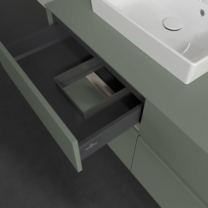 Villeroy & Boch Collaro Waschtischunterschrank 120 x 54,8 cm , mit LED-Beleuchtung, mit 4 Auszügen