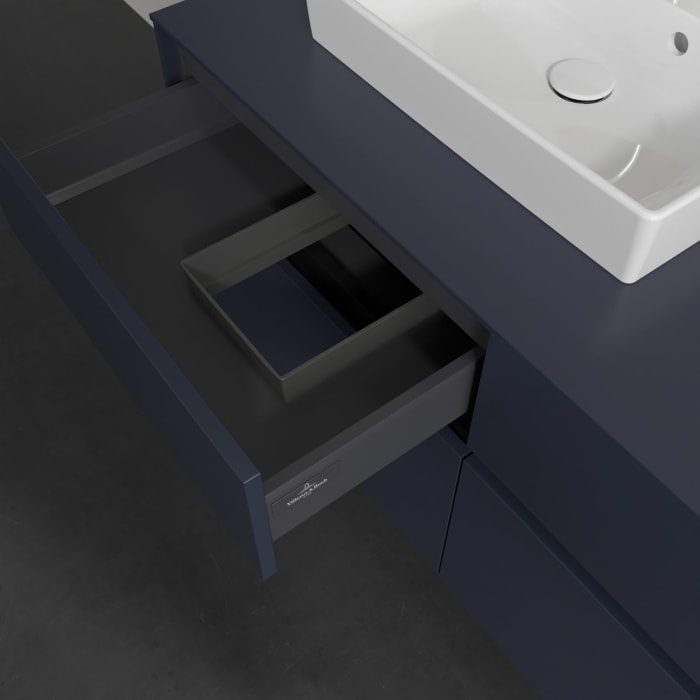 Villeroy & Boch Collaro Waschtischunterschrank 120 x 54,8 cm , mit LED-Beleuchtung, mit 4 Auszügen