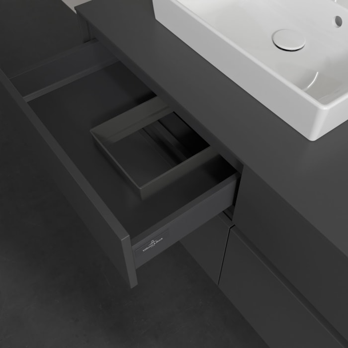 Villeroy & Boch Collaro Waschtischunterschrank 120 x 54,8 cm , mit LED-Beleuchtung, mit 4 Auszügen