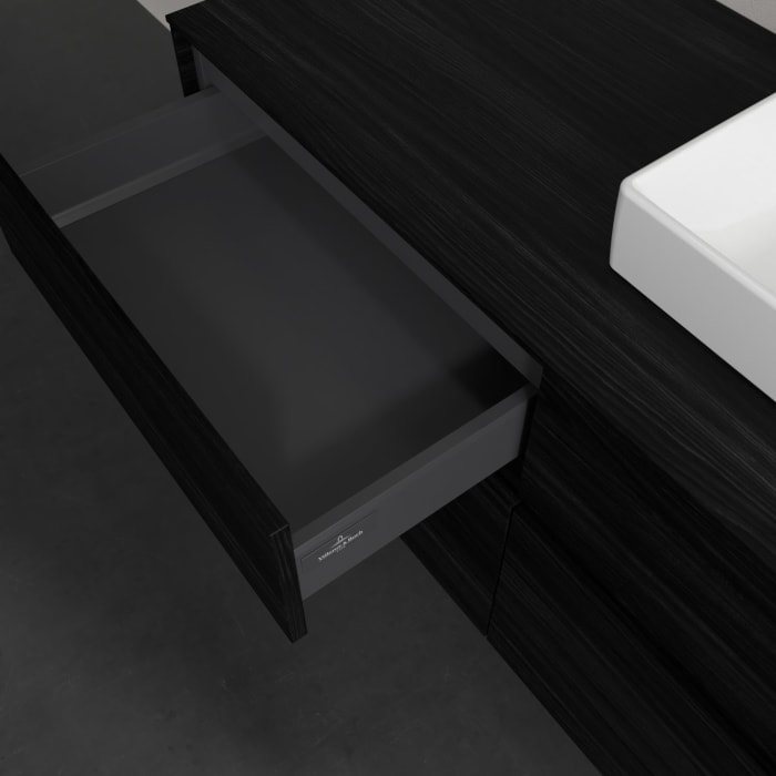 Villeroy & Boch Collaro Waschtischunterschrank 120 x 54,8 cm , mit LED-Beleuchtung, mit 4 Auszügen