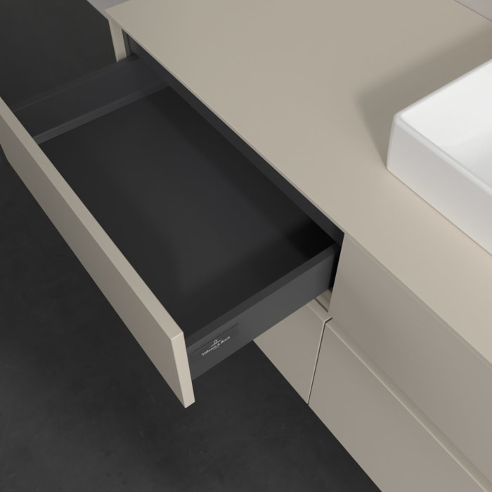 Villeroy & Boch Collaro Waschtischunterschrank 120 x 54,8 cm , mit LED-Beleuchtung, mit 4 Auszügen