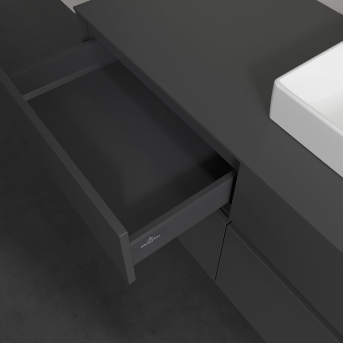 Villeroy & Boch Collaro Waschtischunterschrank 120 x 54,8 cm , mit LED-Beleuchtung, mit 4 Auszügen