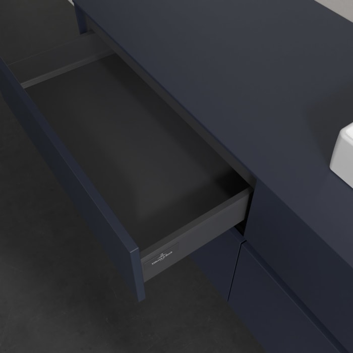 Villeroy & Boch Collaro Waschtischunterschrank 140 x 54,8 cm , mit LED-Beleuchtung, mit 4 Auszügen