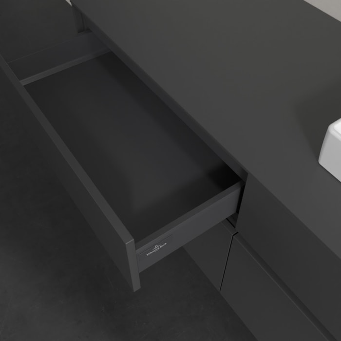 Villeroy & Boch Collaro Waschtischunterschrank 140 x 54,8 cm , mit LED-Beleuchtung, mit 4 Auszügen