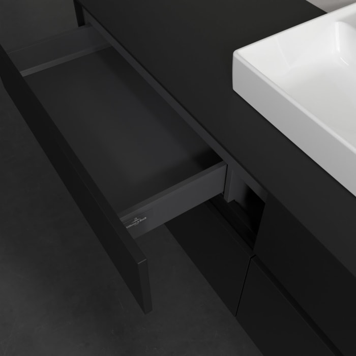 Villeroy & Boch Collaro Waschtischunterschrank 160 x 54,8 cm , mit LED-Beleuchtung, mit 4 Auszügen