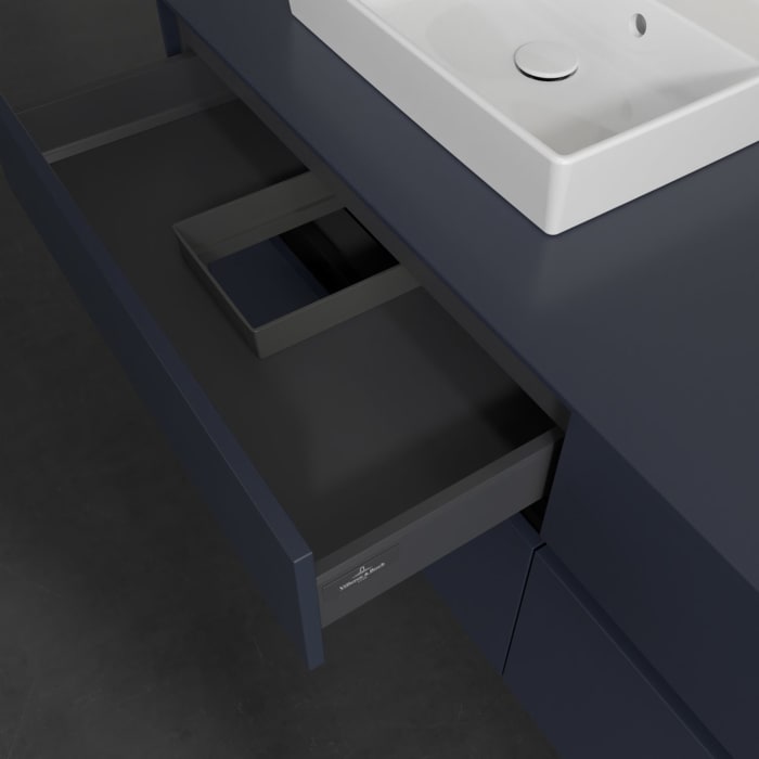 Villeroy & Boch Collaro Waschtischunterschrank 160 x 54,8 cm , mit LED-Beleuchtung, mit 4 Auszügen