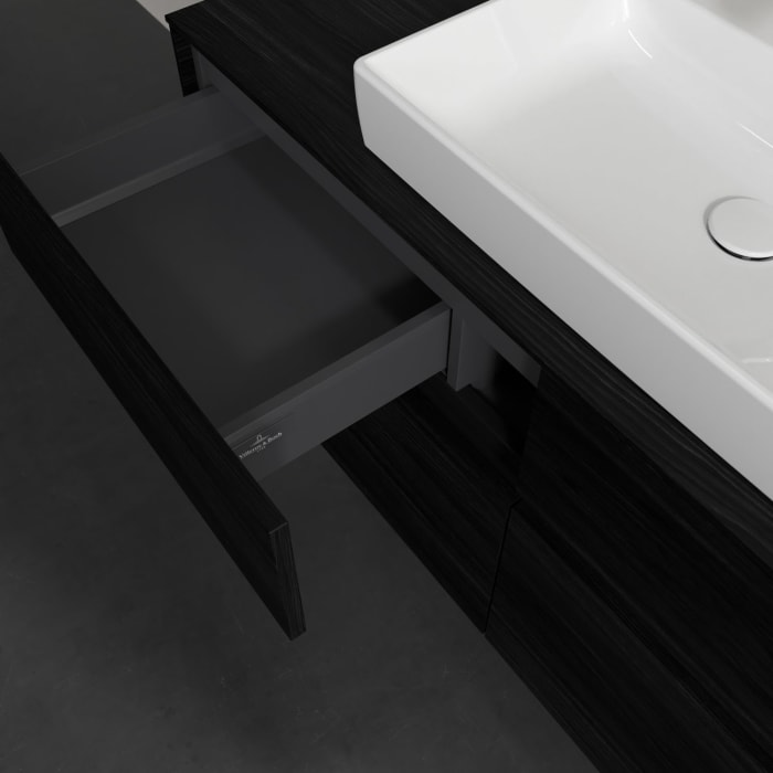 Villeroy & Boch Collaro Waschtischunterschrank 120 x 54,8 cm , mit LED-Beleuchtung, mit 4 Auszügen