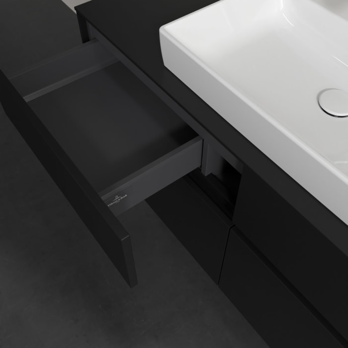 Villeroy & Boch Collaro Waschtischunterschrank 120 x 54,8 cm , mit LED-Beleuchtung, mit 4 Auszügen