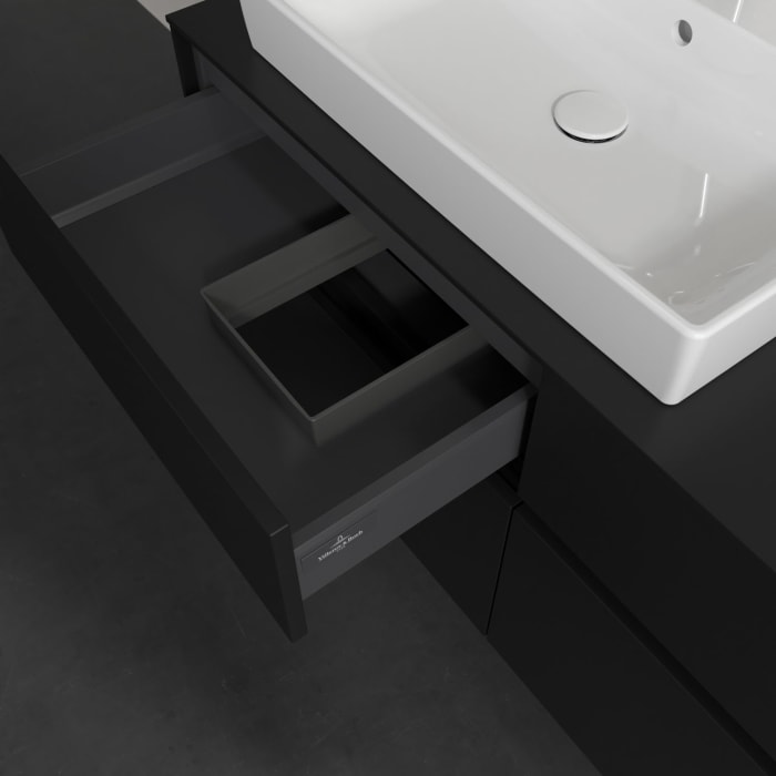 Villeroy & Boch Collaro Waschtischunterschrank 120 x 54,8 cm , mit LED-Beleuchtung, mit 4 Auszügen