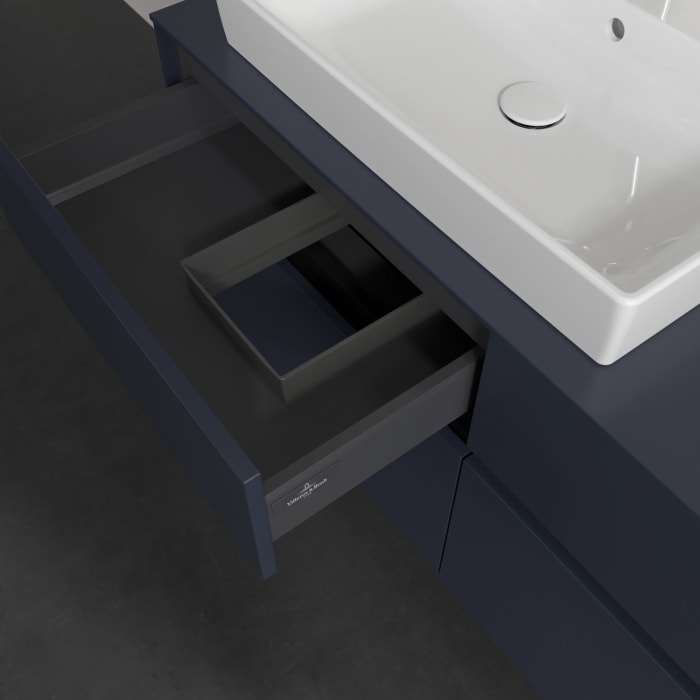 Villeroy & Boch Collaro Waschtischunterschrank 120 x 54,8 cm , mit LED-Beleuchtung, mit 4 Auszügen