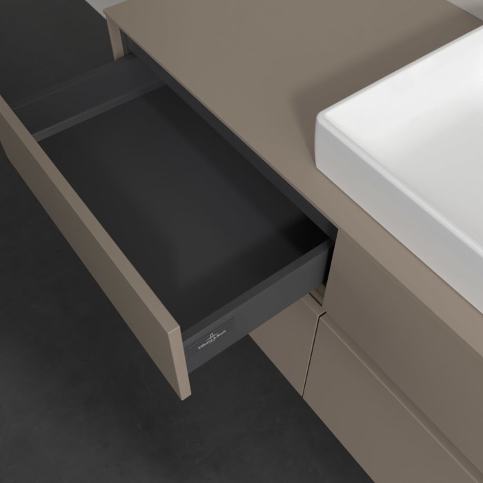 Villeroy & Boch Collaro Waschtischunterschrank 120 x 54,8 cm , mit LED-Beleuchtung, mit 4 Auszügen