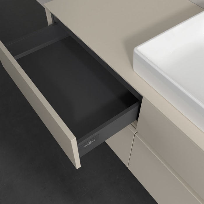 Villeroy & Boch Collaro Waschtischunterschrank 120 x 54,8 cm , mit LED-Beleuchtung, mit 4 Auszügen