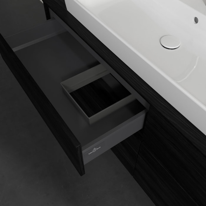 Villeroy & Boch Collaro Waschtischunterschrank 140 x 54,8 cm , mit LED-Beleuchtung, mit 4 Auszügen