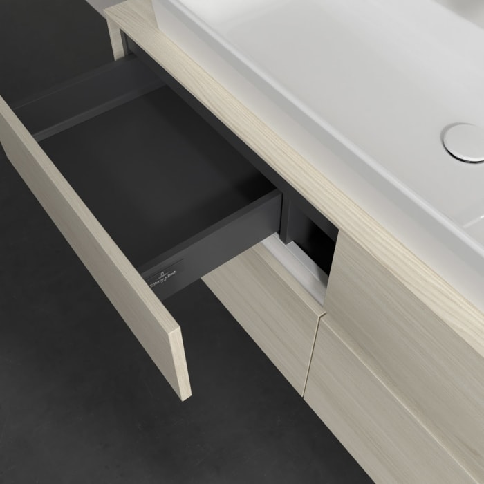 Villeroy & Boch Collaro Waschtischunterschrank 120 x 54,8 cm , mit LED-Beleuchtung, mit 4 Auszügen