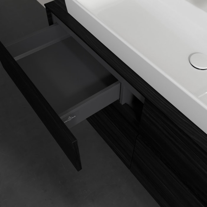 Villeroy & Boch Collaro Waschtischunterschrank 120 x 54,8 cm , mit LED-Beleuchtung, mit 4 Auszügen