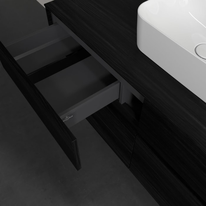 Villeroy & Boch Collaro Waschtischunterschrank 120 x 54,8 cm , mit LED-Beleuchtung, mit 4 Auszügen