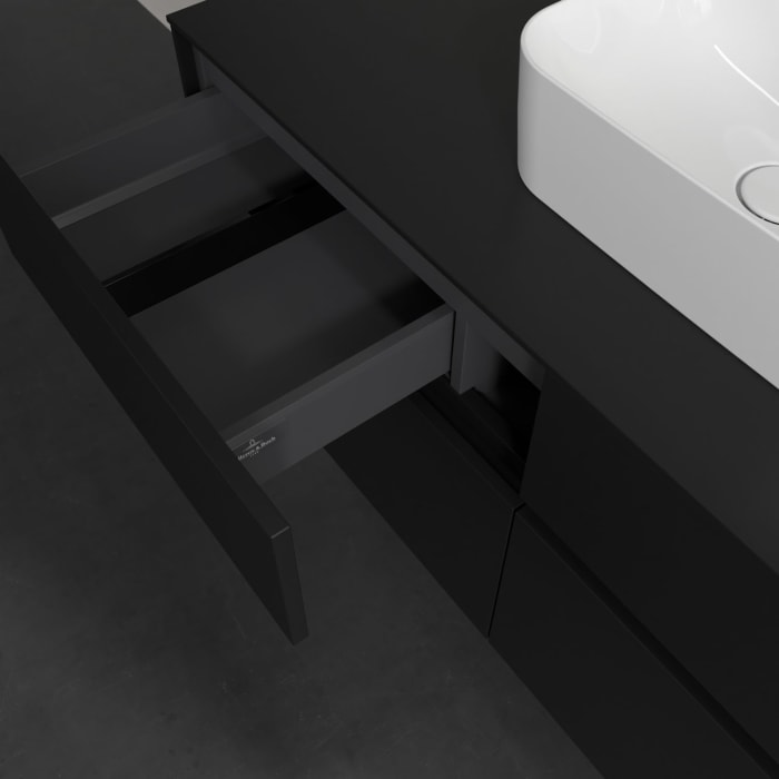 Villeroy & Boch Collaro Waschtischunterschrank 120 x 54,8 cm , mit LED-Beleuchtung, mit 4 Auszügen