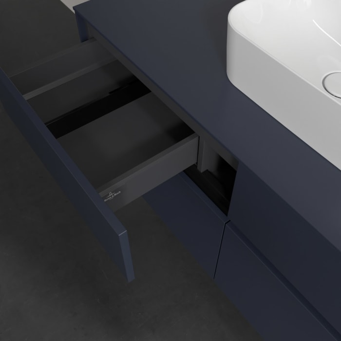 Villeroy & Boch Collaro Waschtischunterschrank 120 x 54,8 cm , mit LED-Beleuchtung, mit 4 Auszügen