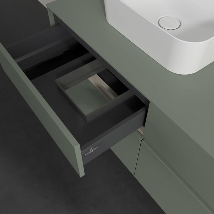 Villeroy & Boch Collaro Waschtischunterschrank 120 x 54,8 cm , mit LED-Beleuchtung, mit 4 Auszügen