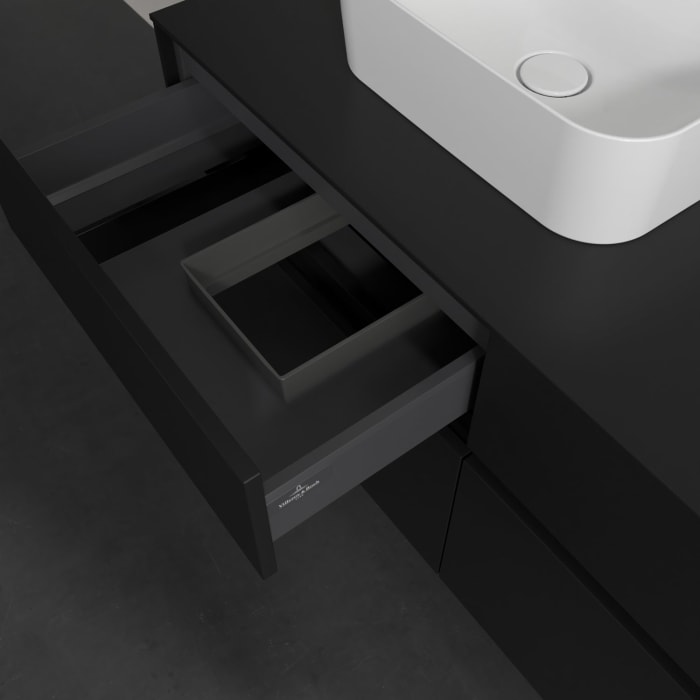 Villeroy & Boch Collaro Waschtischunterschrank 120 x 54,8 cm , mit LED-Beleuchtung, mit 4 Auszügen