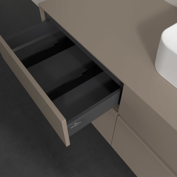 Villeroy & Boch Collaro Waschtischunterschrank 120 x 54,8 cm , mit LED-Beleuchtung, mit 4 Auszügen