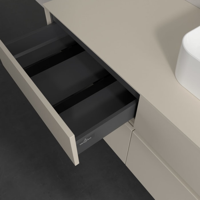 Villeroy & Boch Collaro Waschtischunterschrank 120 x 54,8 cm , mit LED-Beleuchtung, mit 4 Auszügen