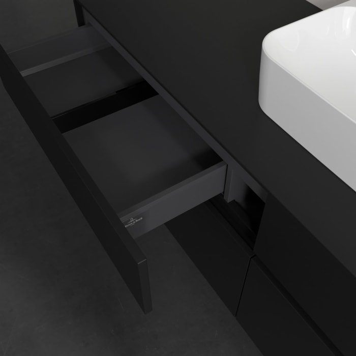 Villeroy & Boch Collaro Waschtischunterschrank 160 x 54,8 cm , mit LED-Beleuchtung, mit 4 Auszügen