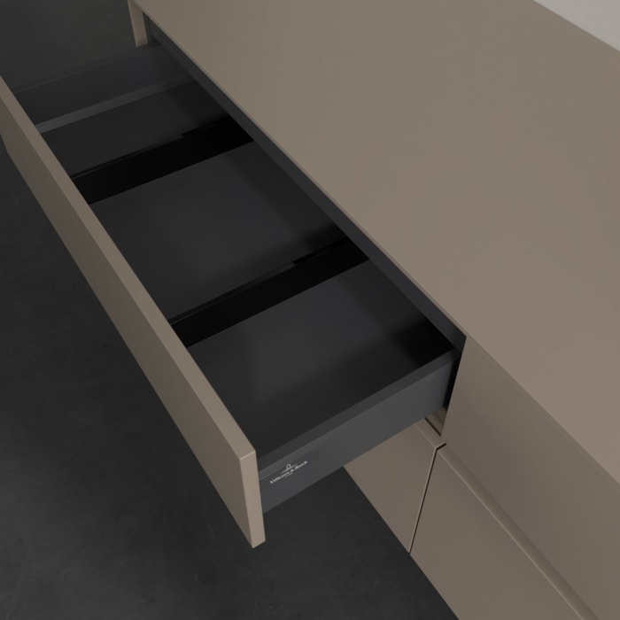 Villeroy & Boch Collaro Waschtischunterschrank 160 x 54,8 cm , mit LED-Beleuchtung, mit 4 Auszügen