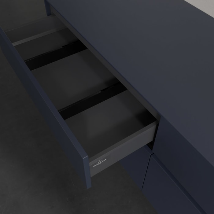 Villeroy & Boch Collaro Waschtischunterschrank 160 x 54,8 cm , mit LED-Beleuchtung, mit 4 Auszügen