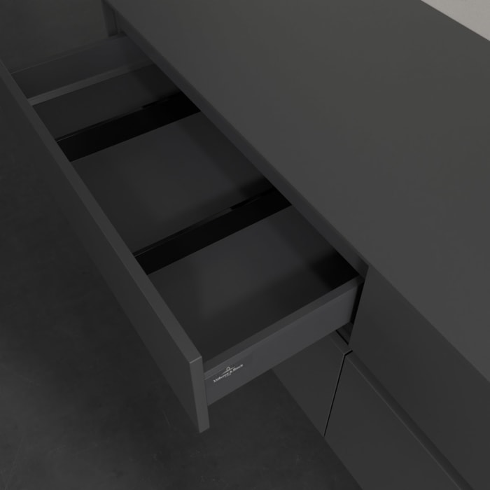 Villeroy & Boch Collaro Waschtischunterschrank 160 x 54,8 cm , mit LED-Beleuchtung, mit 4 Auszügen