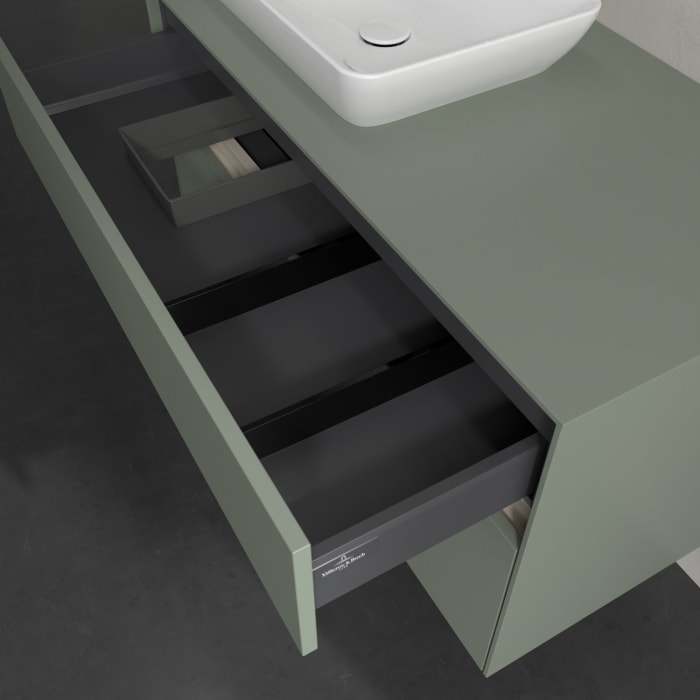 Villeroy & Boch Collaro Waschtischunterschrank 100 x 54,8 cm , mit LED-Beleuchtung, mit 2 Auszügen