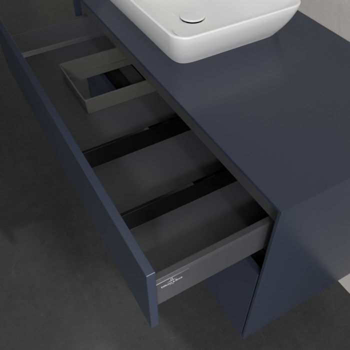 Villeroy & Boch Collaro Waschtischunterschrank 100 x 54,8 cm , mit LED-Beleuchtung, mit 2 Auszügen