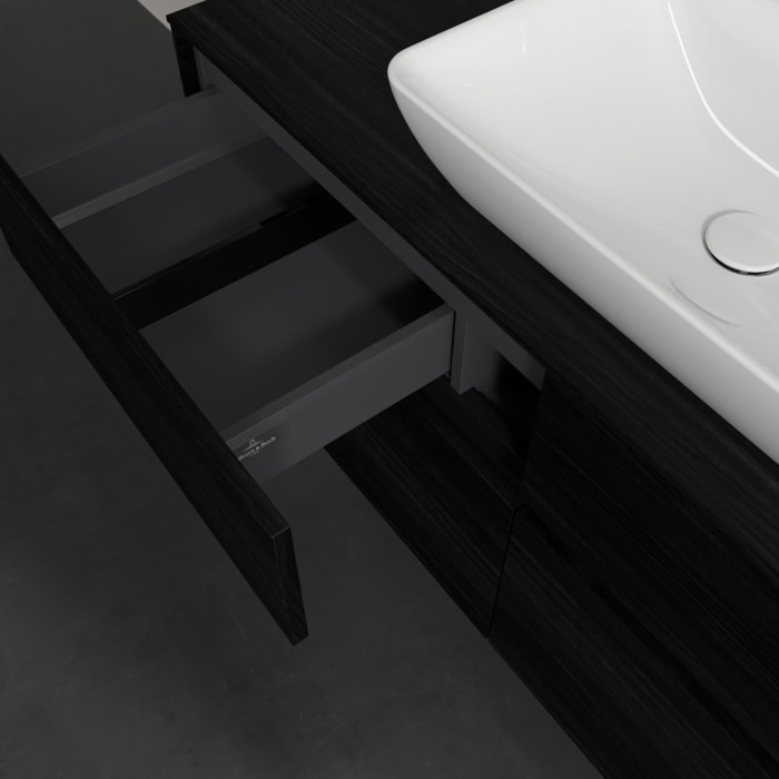 Villeroy & Boch Collaro Waschtischunterschrank 120 x 54,8 cm , mit LED-Beleuchtung, mit 4 Auszügen