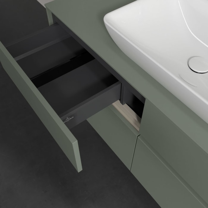 Villeroy & Boch Collaro Waschtischunterschrank 120 x 54,8 cm , mit LED-Beleuchtung, mit 4 Auszügen