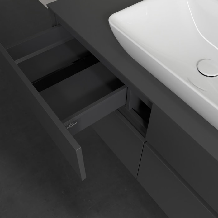 Villeroy & Boch Collaro Waschtischunterschrank 120 x 54,8 cm , mit LED-Beleuchtung, mit 4 Auszügen