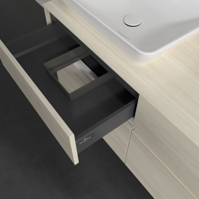 Villeroy & Boch Collaro Waschtischunterschrank 120 x 54,8 cm , mit LED-Beleuchtung, mit 4 Auszügen