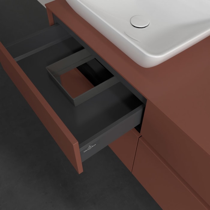 Villeroy & Boch Collaro Waschtischunterschrank 120 x 54,8 cm , mit LED-Beleuchtung, mit 4 Auszügen