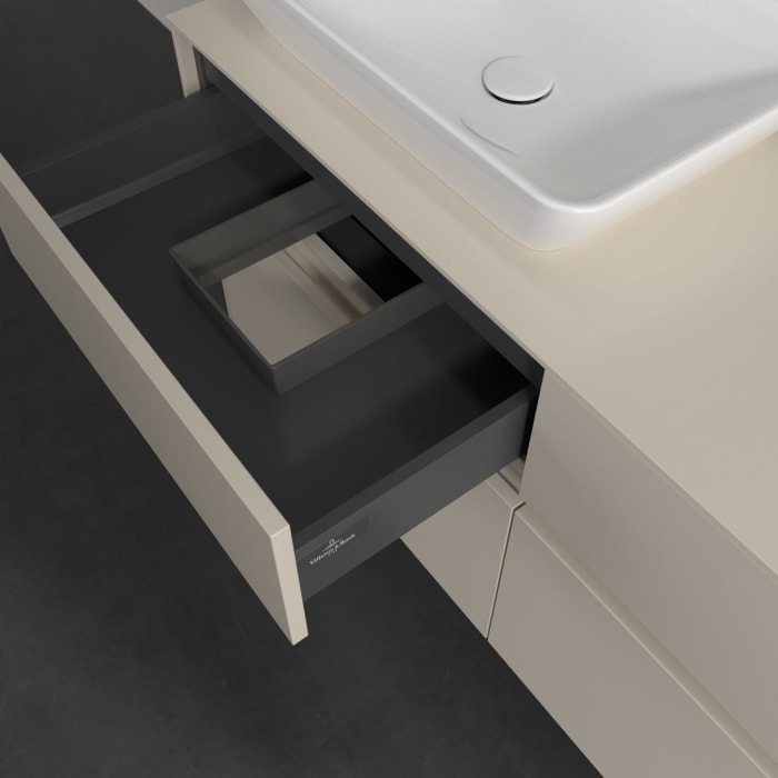 Villeroy & Boch Collaro Waschtischunterschrank 120 x 54,8 cm , mit LED-Beleuchtung, mit 4 Auszügen