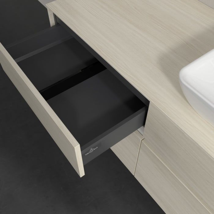 Villeroy & Boch Collaro Waschtischunterschrank 120 x 54,8 cm , mit LED-Beleuchtung, mit 4 Auszügen