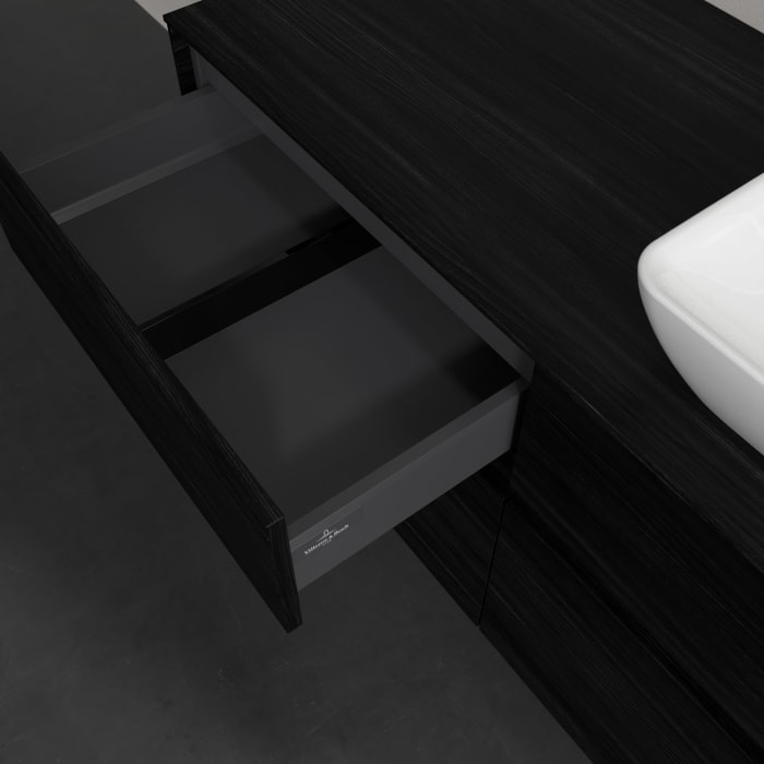 Villeroy & Boch Collaro Waschtischunterschrank 120 x 54,8 cm , mit LED-Beleuchtung, mit 4 Auszügen