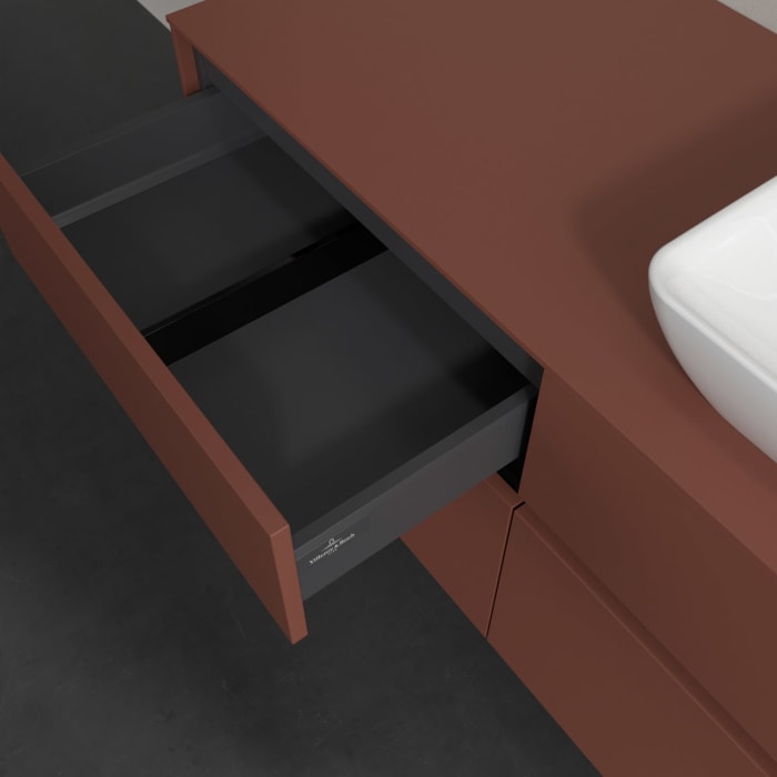 Villeroy & Boch Collaro Waschtischunterschrank 120 x 54,8 cm , mit LED-Beleuchtung, mit 4 Auszügen