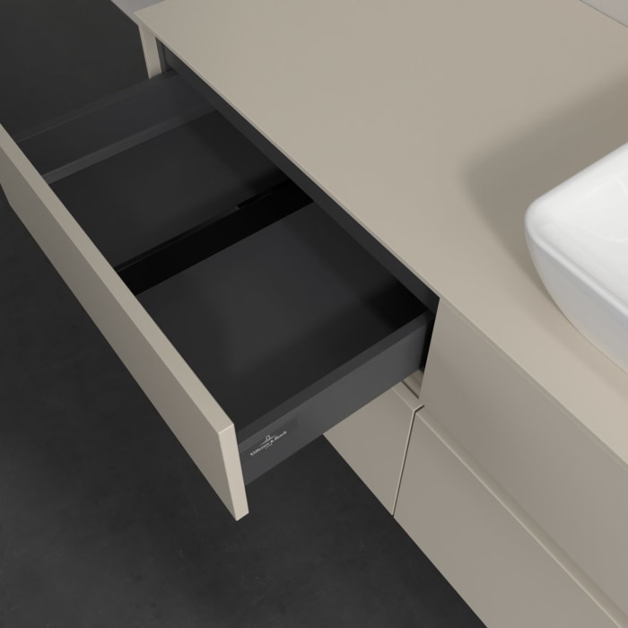 Villeroy & Boch Collaro Waschtischunterschrank 120 x 54,8 cm , mit LED-Beleuchtung, mit 4 Auszügen