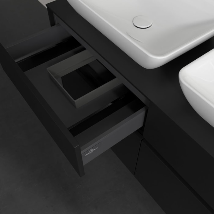 Villeroy & Boch Collaro Waschtischunterschrank 120 x 54,8 cm , mit LED-Beleuchtung, mit 4 Auszügen