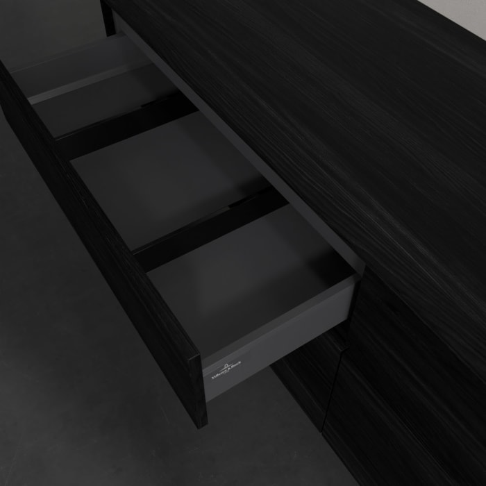 Villeroy & Boch Collaro Waschtischunterschrank 160 x 54,8 cm , mit LED-Beleuchtung, mit 4 Auszügen