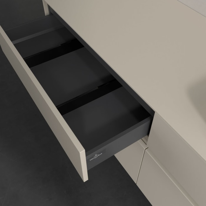 Villeroy & Boch Collaro Waschtischunterschrank 160 x 54,8 cm , mit LED-Beleuchtung, mit 4 Auszügen