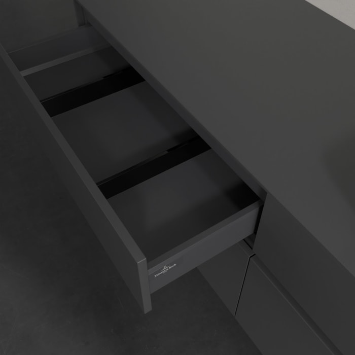 Villeroy & Boch Collaro Waschtischunterschrank 160 x 54,8 cm , mit LED-Beleuchtung, mit 4 Auszügen