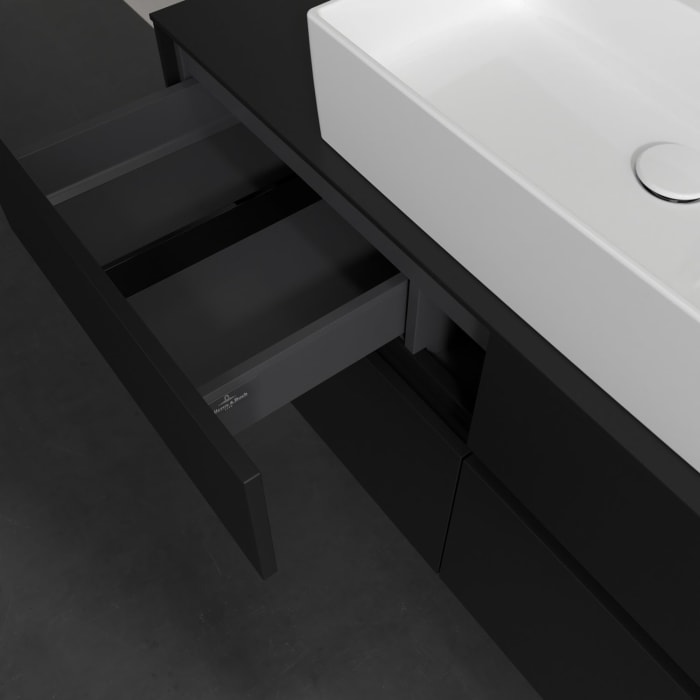 Villeroy & Boch Collaro Waschtischunterschrank 120 x 54,8 cm , mit LED-Beleuchtung, mit 4 Auszügen