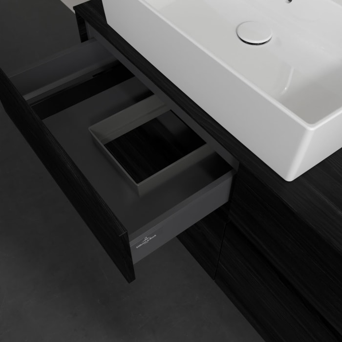 Villeroy & Boch Collaro Waschtischunterschrank 120 x 54,8 cm , mit LED-Beleuchtung, mit 4 Auszügen